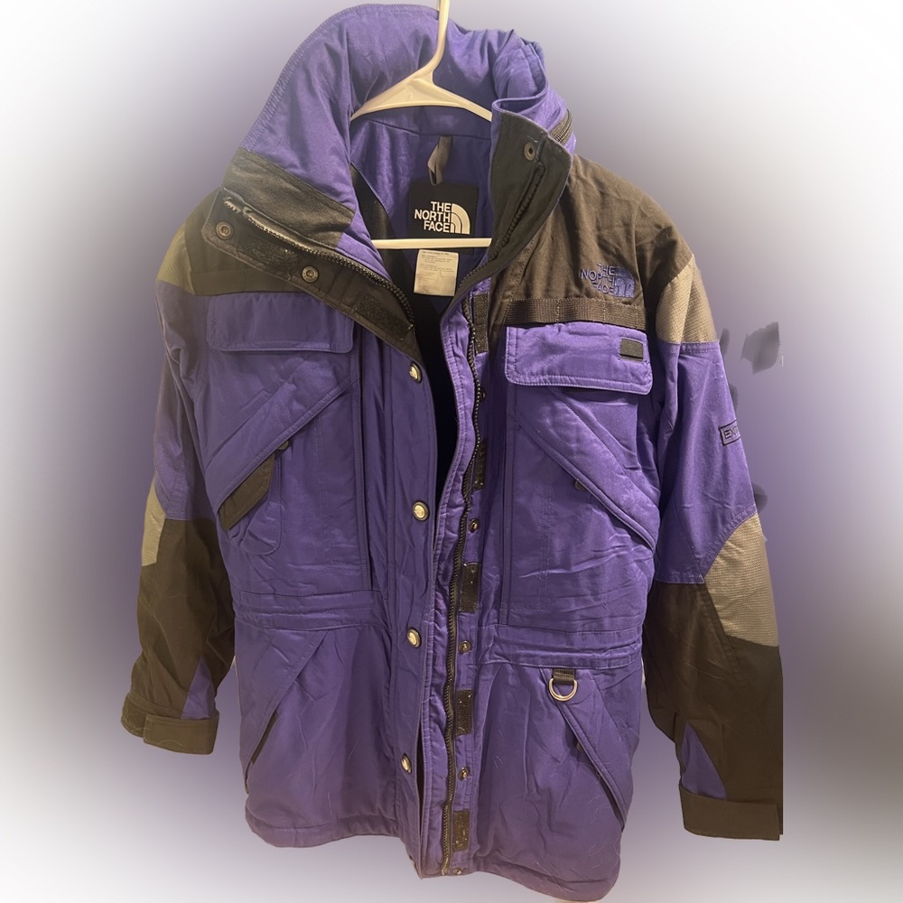 The North Face Vintage 90’s extreme gear jacket Small Size 6 W/hood EUC